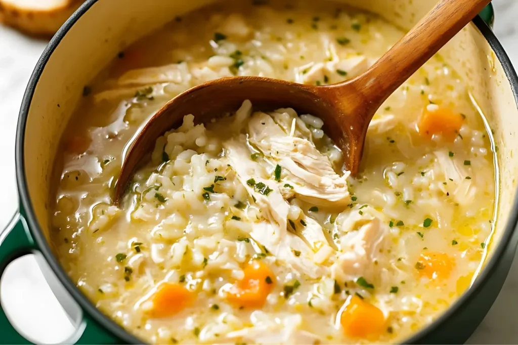Homemade Chicken and Rice Soup