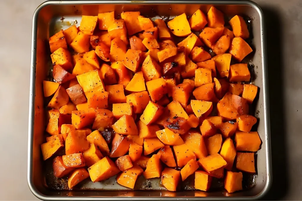 Spicy Butternut Squash and Sweet Potato Soup