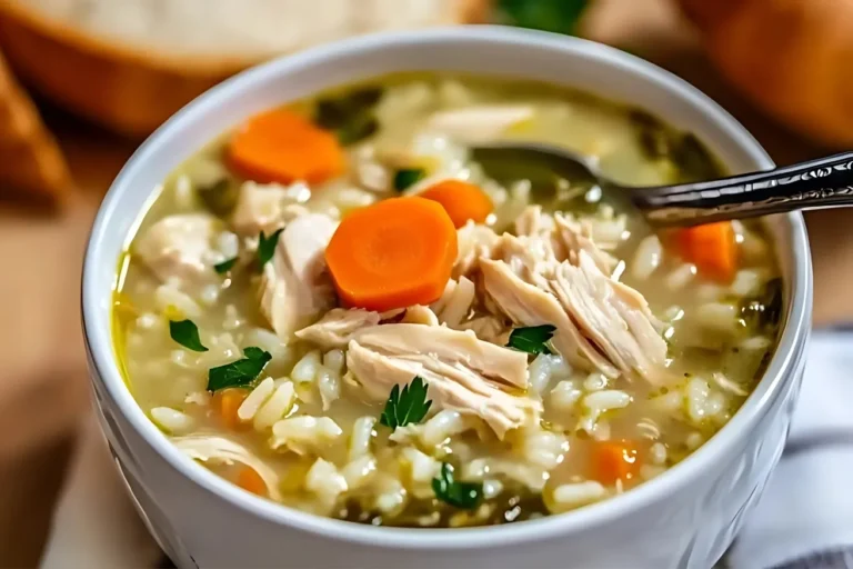 Homemade Chicken and Rice Soup