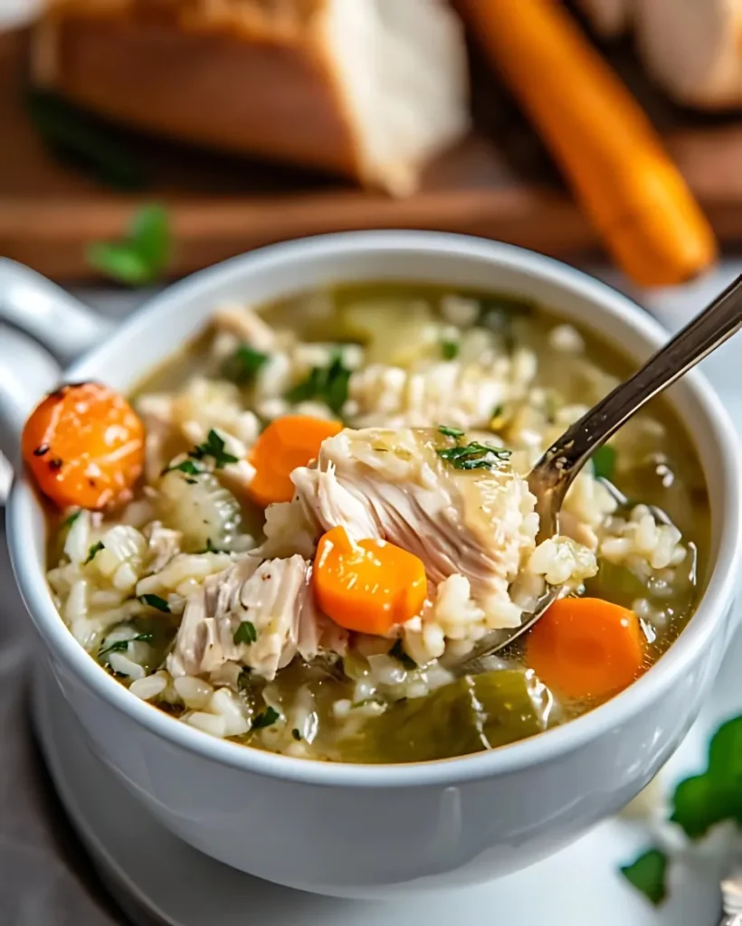 Homemade Chicken and Rice Soup